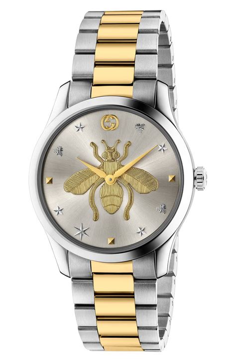 gucci watch with bee.